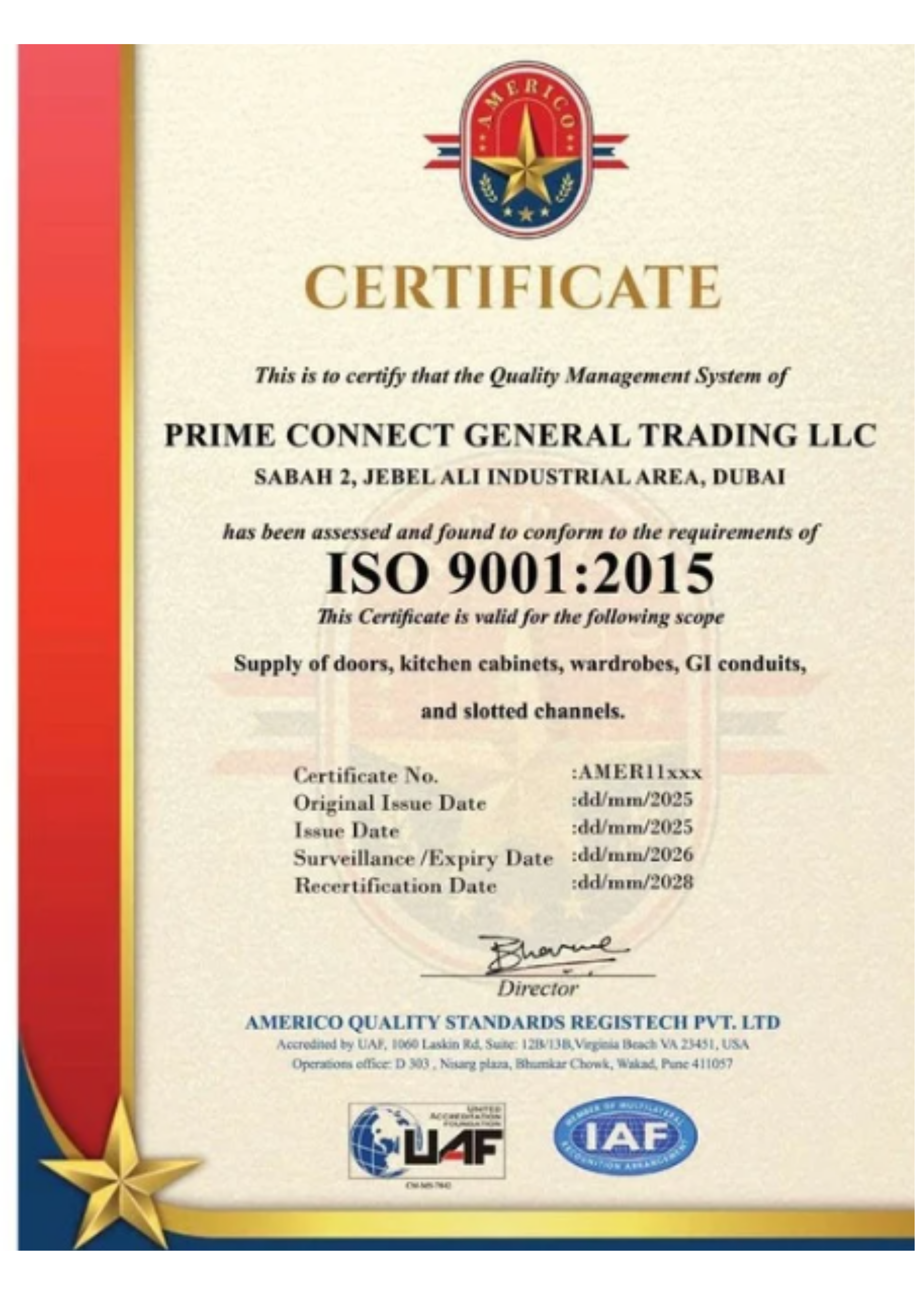 ISO 9001:2015 Quality Management